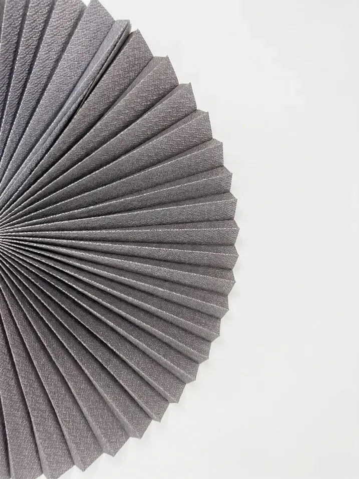 Dokulu canvas plise perde kumaşı